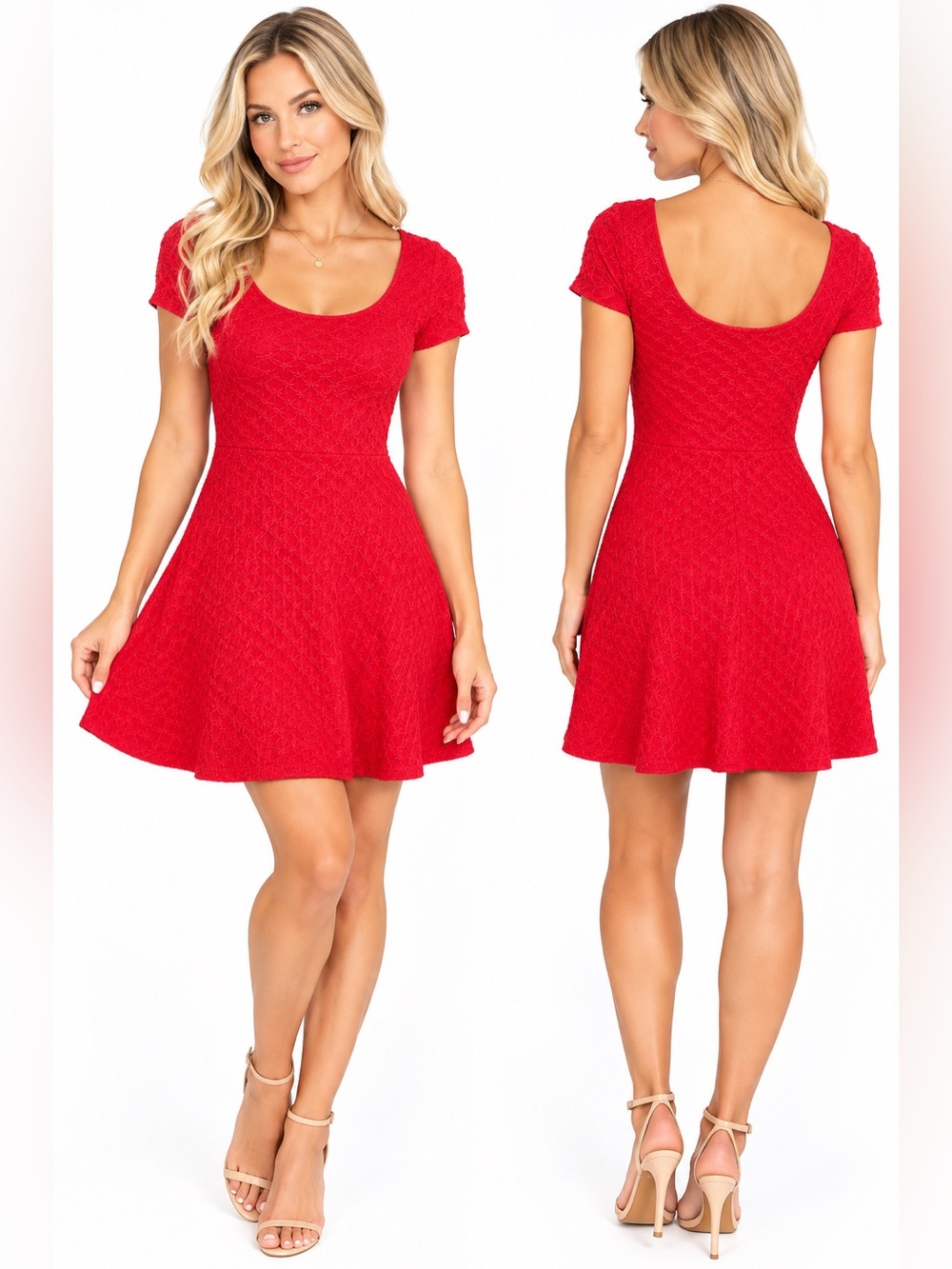 H&M FLARE DRESS